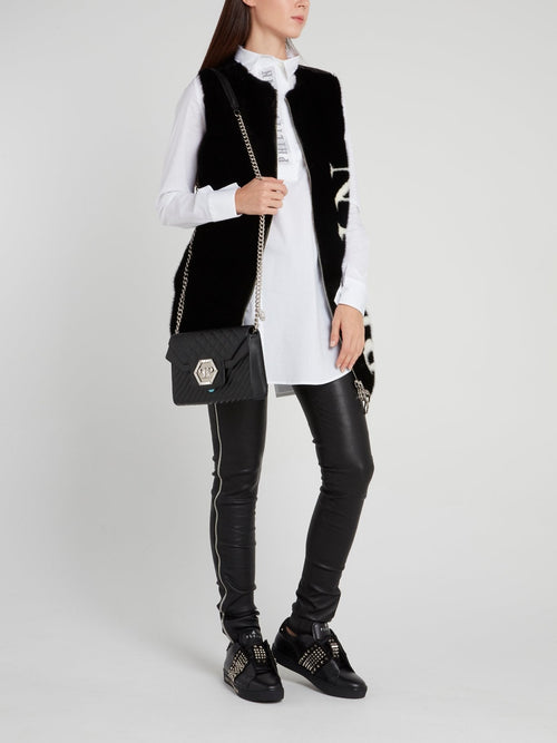 Side Zip Skinny Leather Trousers