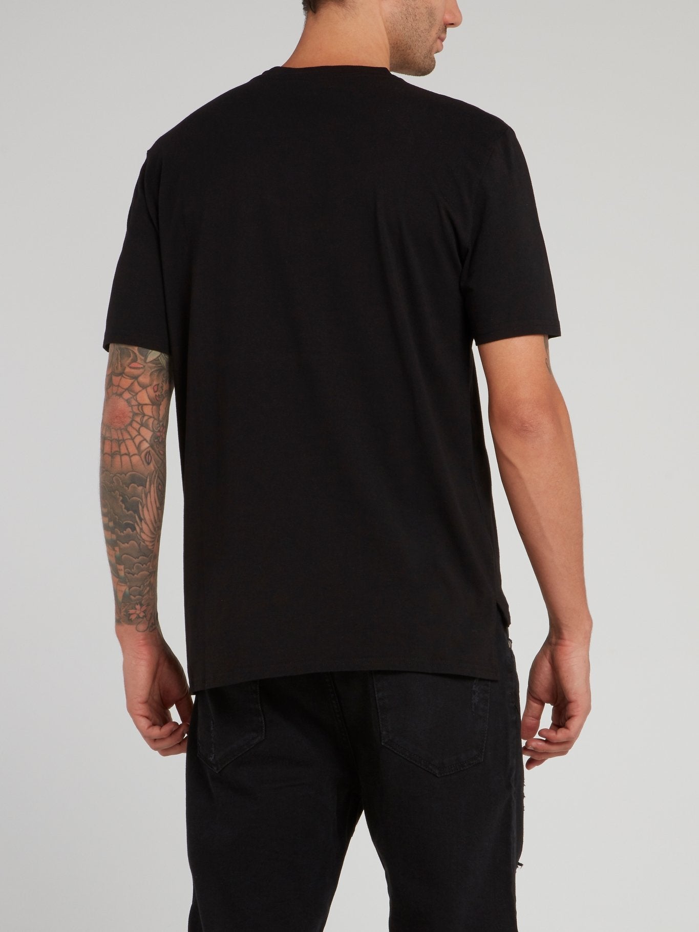 Black Logo Print Shirt