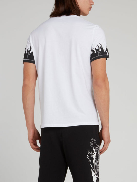 White Printed T-Shirt