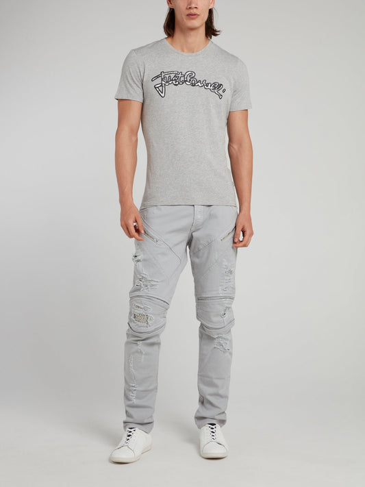 Grey Snake Logo T-Shirt