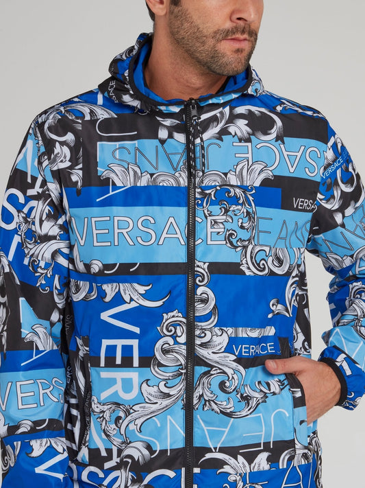 Blue Reversible Print Bernini Jacket