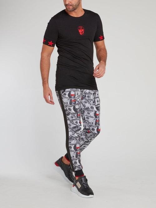 Dollar Skull Jogging Trousers