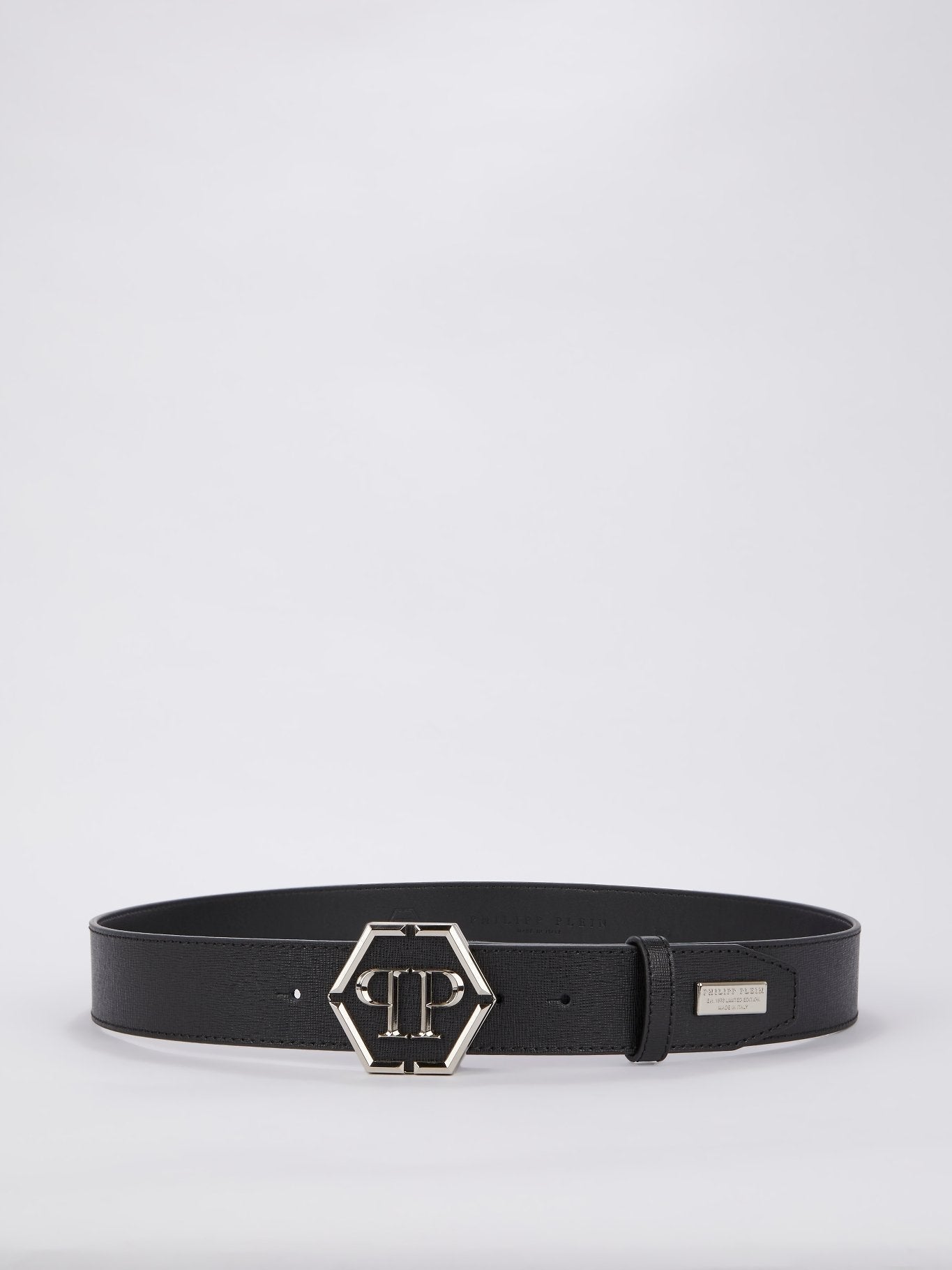 Black Statement Leather Belt