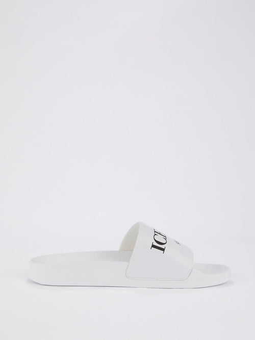 White Classic Logo Slides