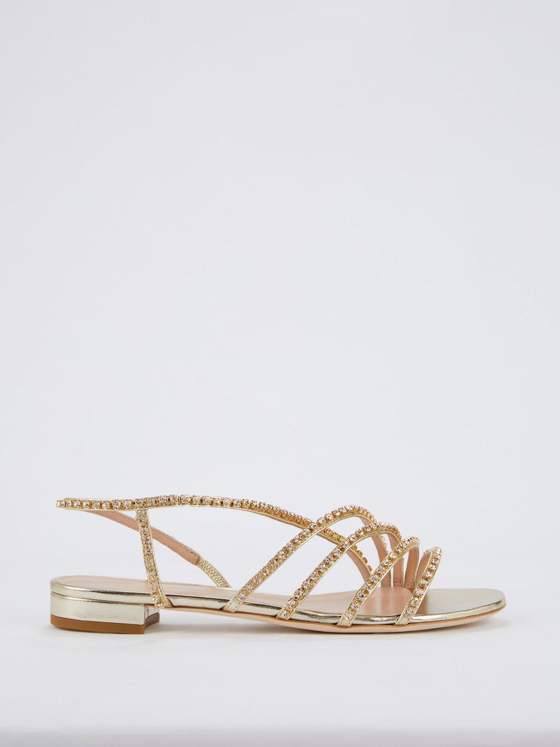 Camila Embellished Flat Sandals