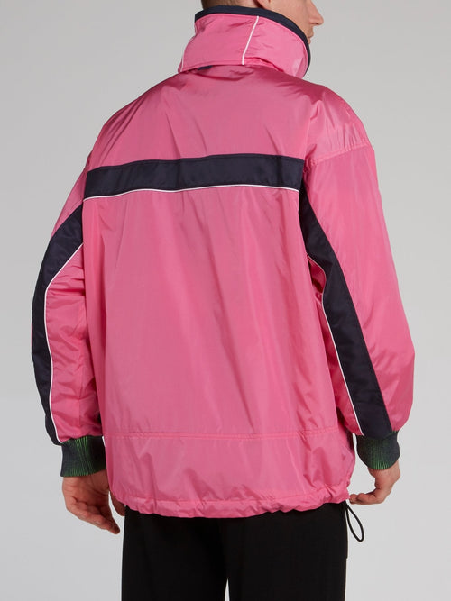 Pink Nylon Sports Jacket