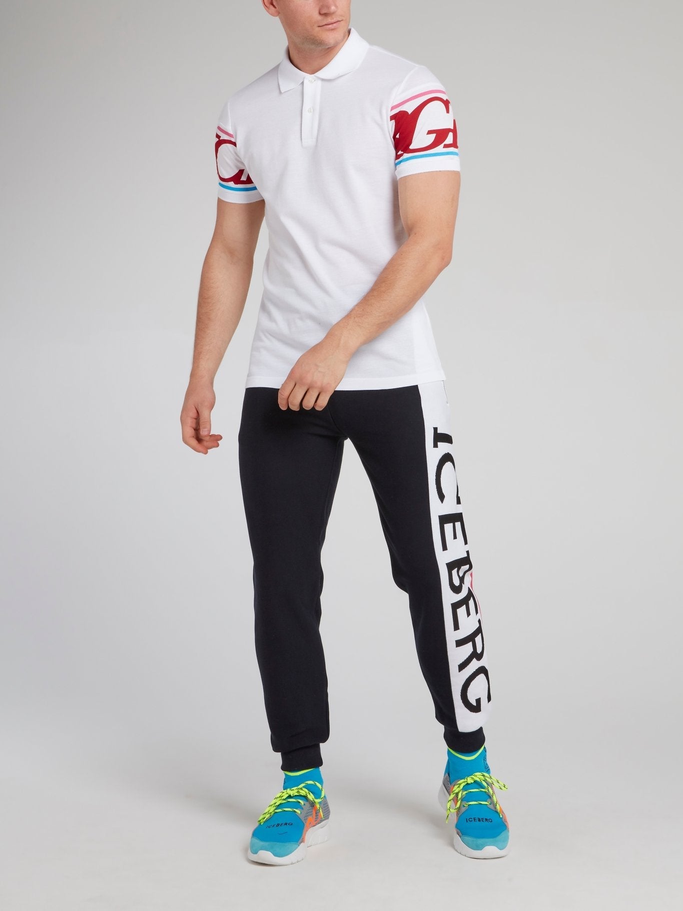 White Rear Logo Polo Shirt