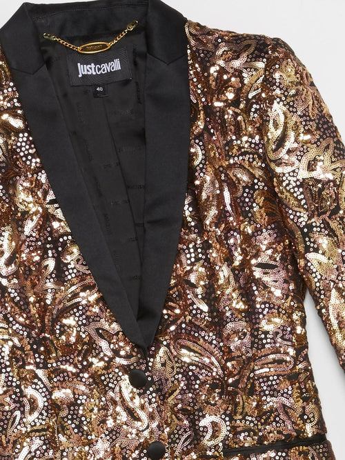 Gold Victorian Sequin Jacket