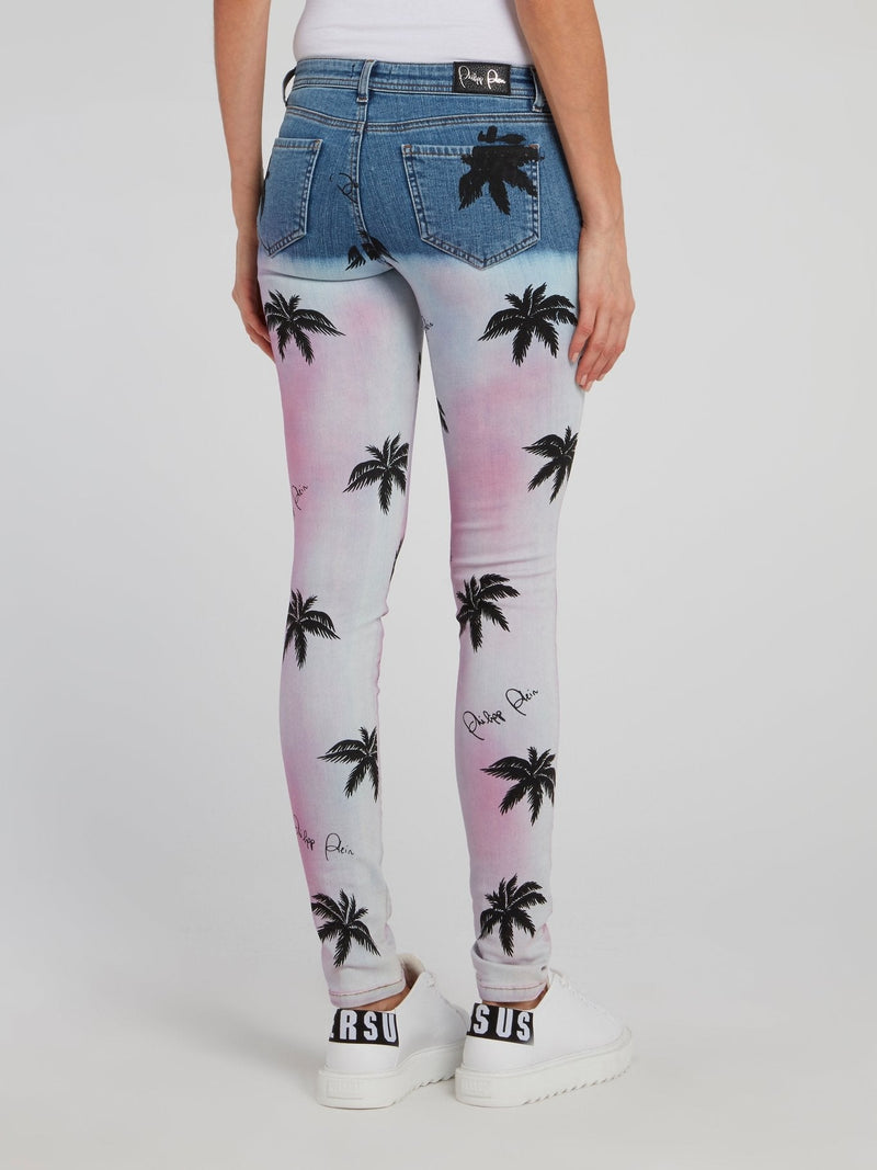 Aloha Plein Denim Jeggings