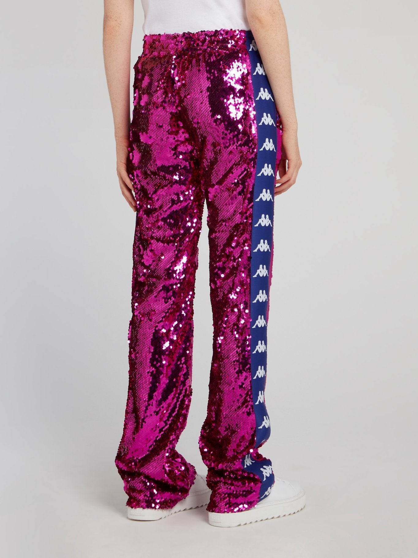 Kappa Purple Sequin Bootcut Pants