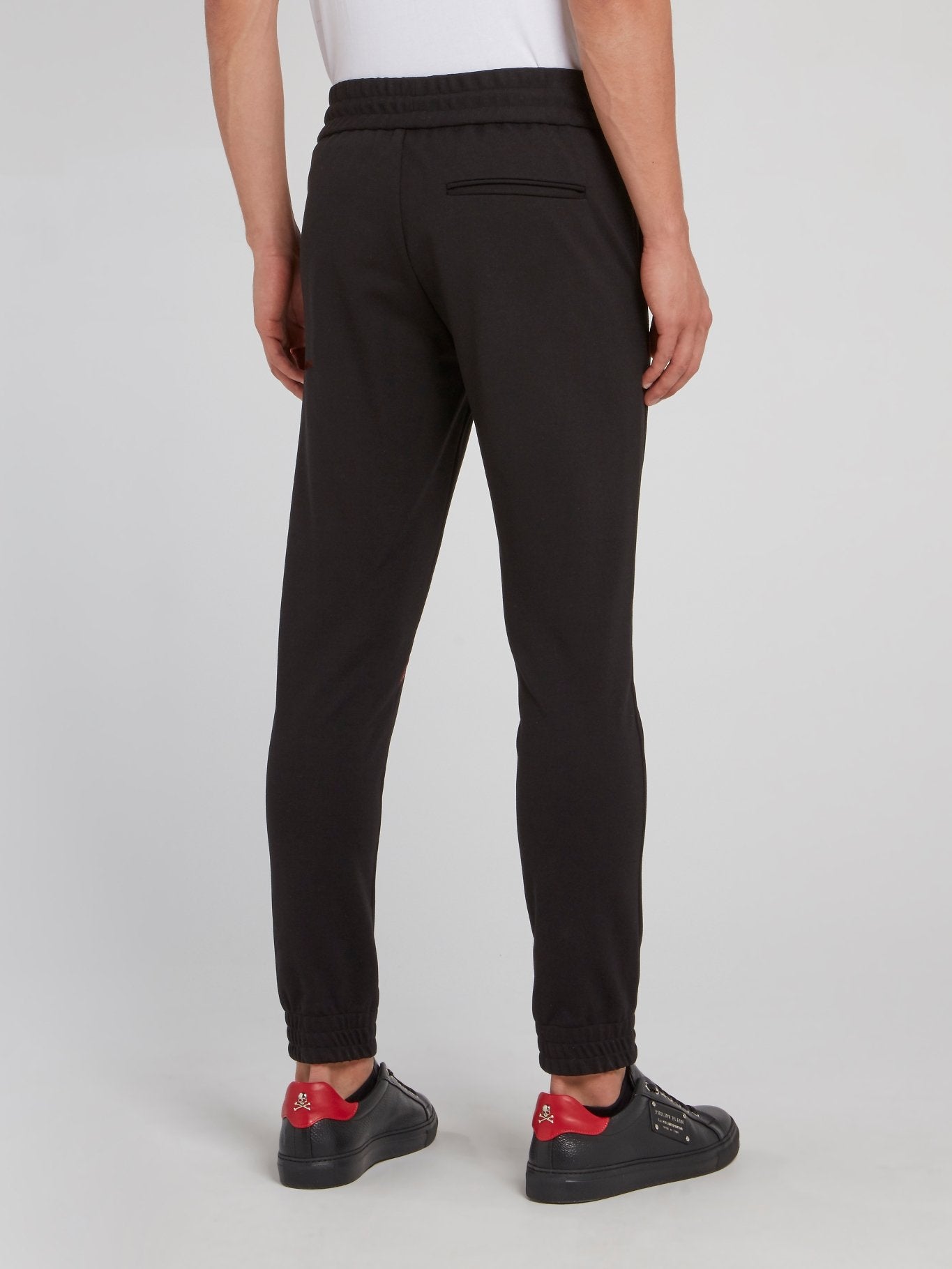 Black Logo Tape Jogging Trousers