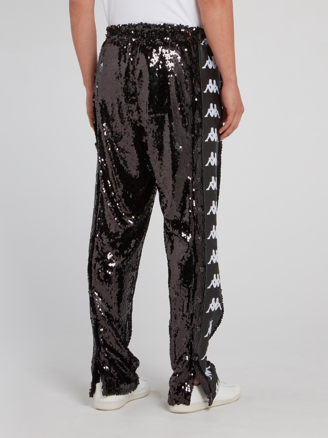 Kappa Black Sequin Pants