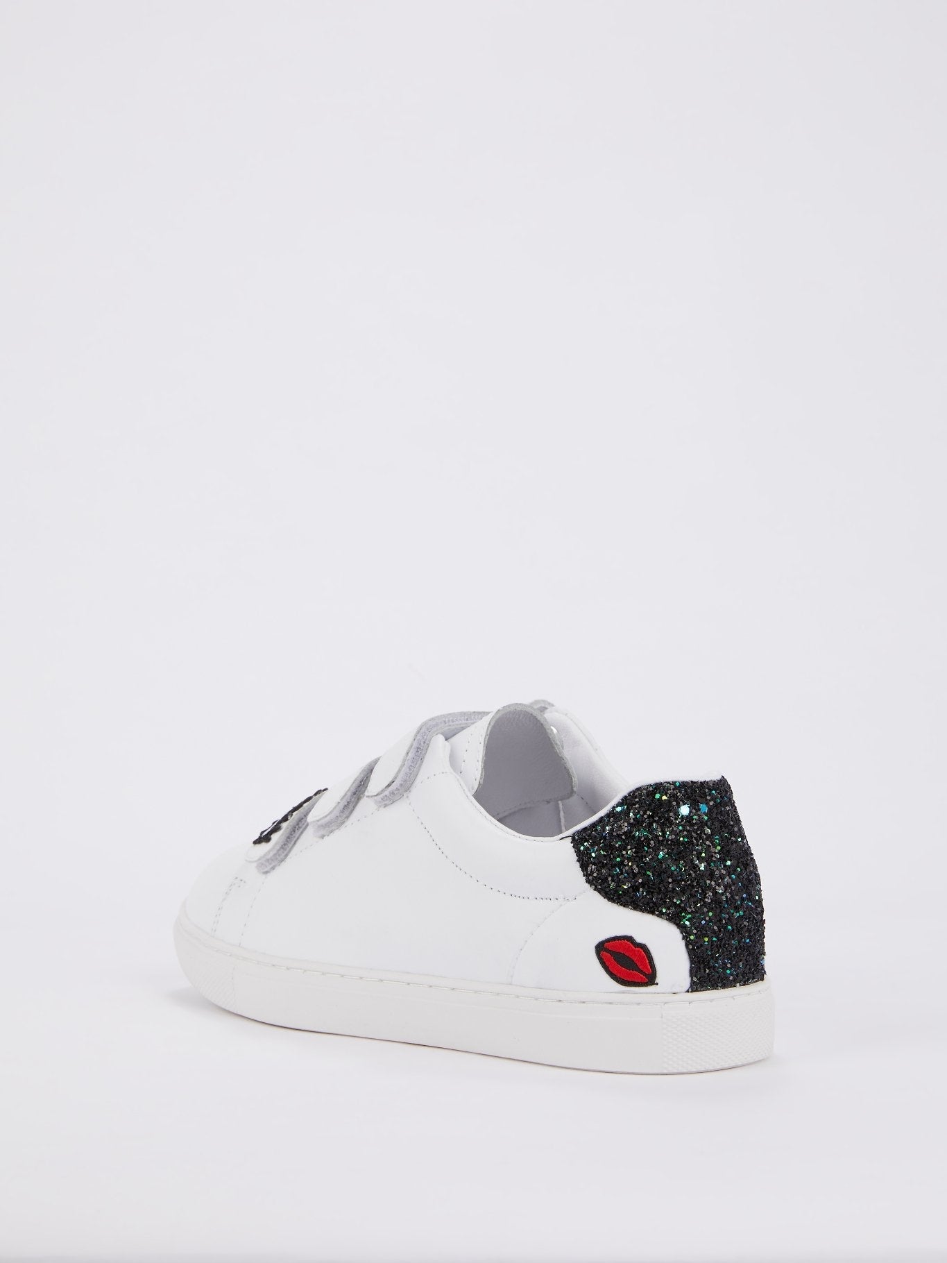 Edith Sequin Heel Patch Sneakers