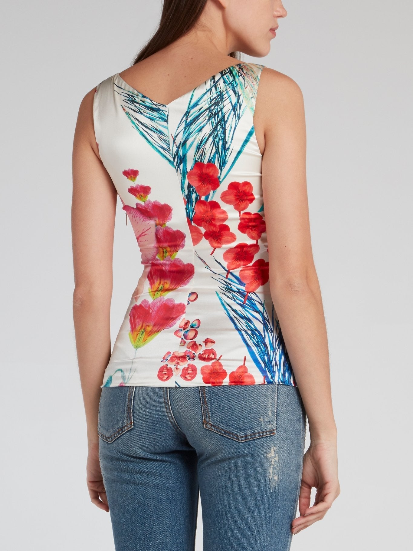 Corsage Surplice Embellished Top