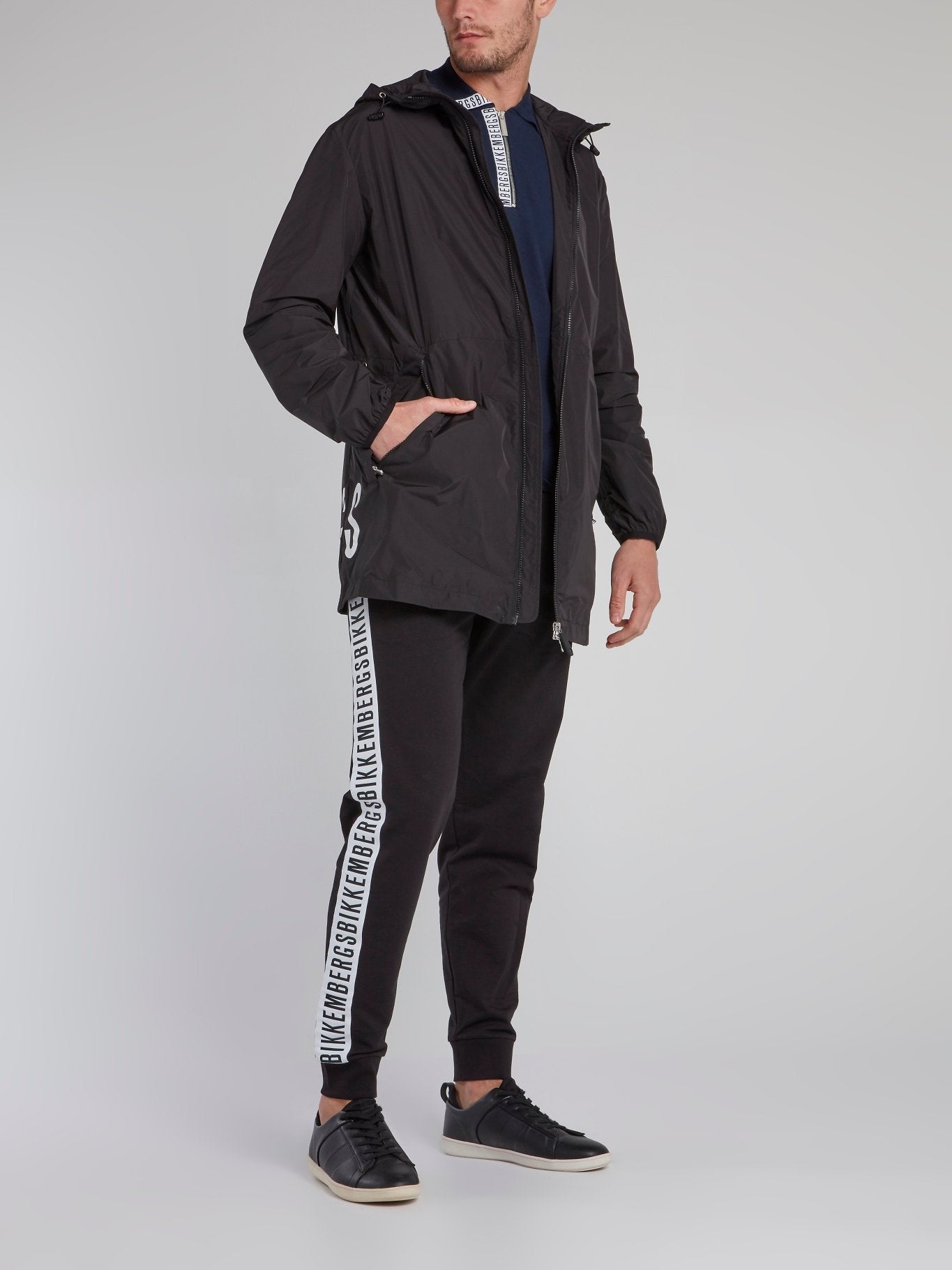 Black Logo Tape Sweatpants