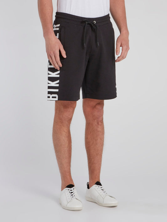 Black Side Logo Sweatshorts