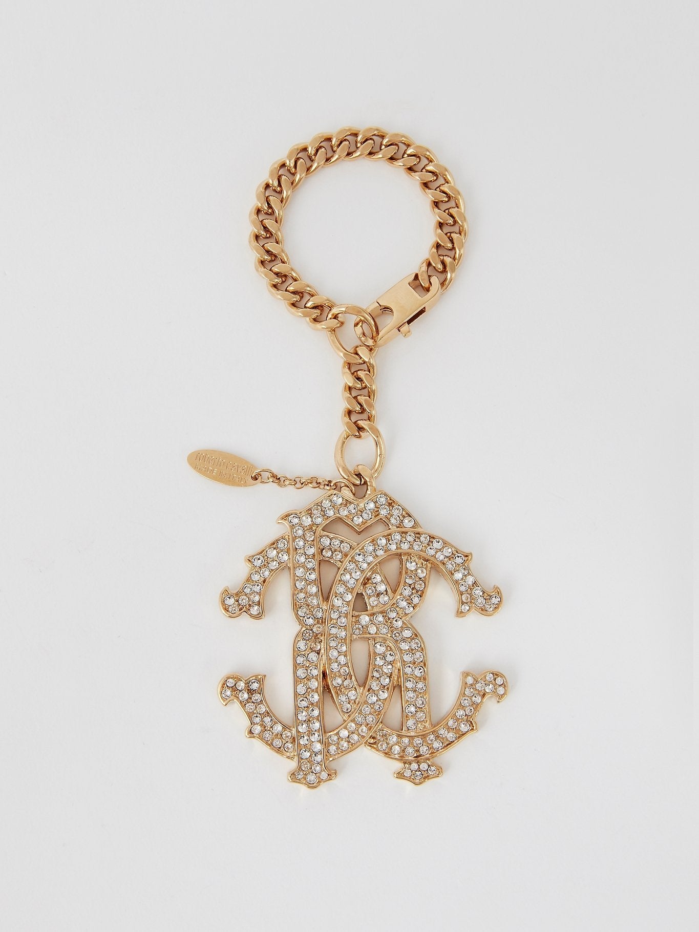 Swarovski Charm Logo Key Chain