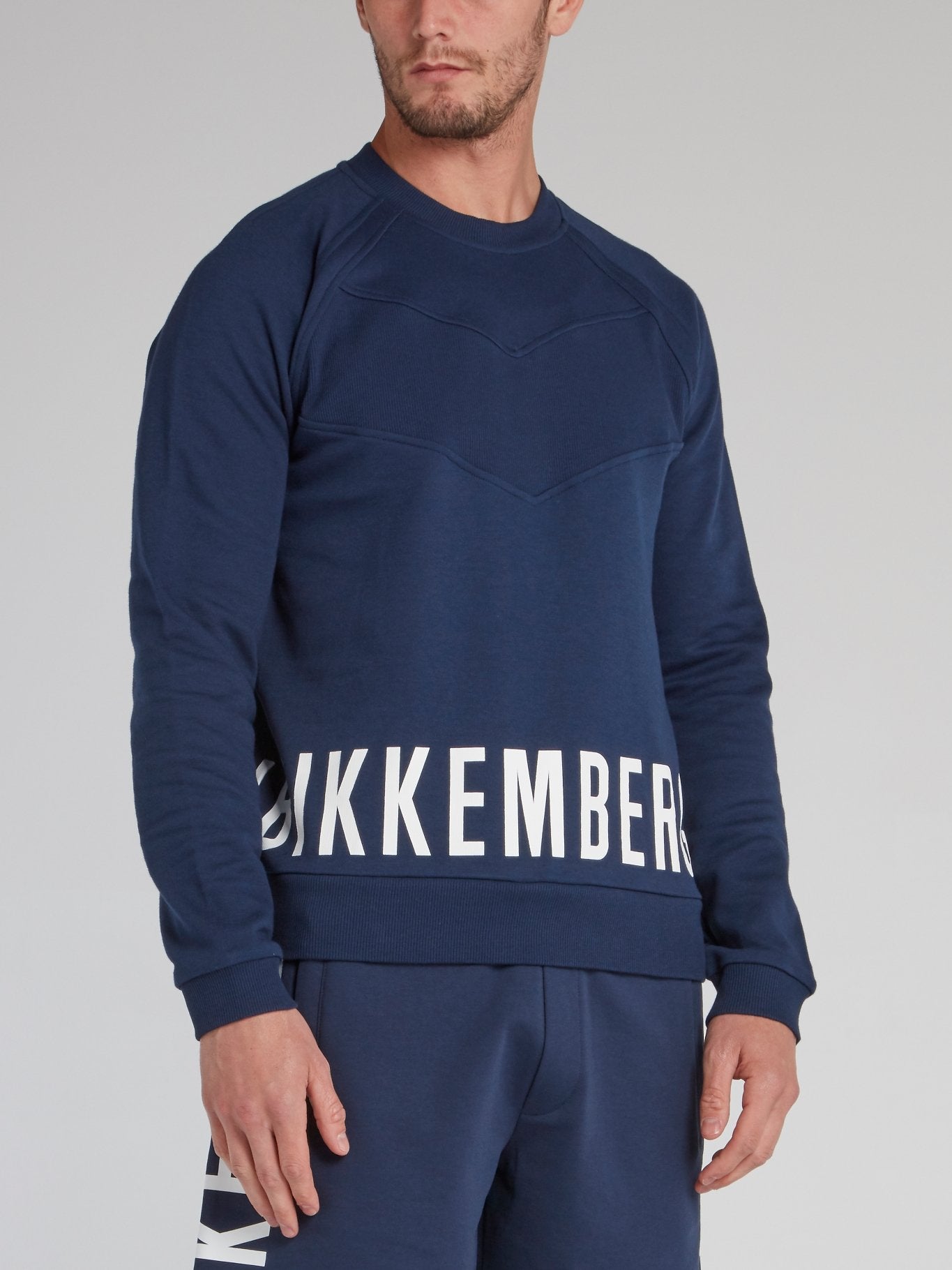 Navy Statement Raglan Sweatshirt