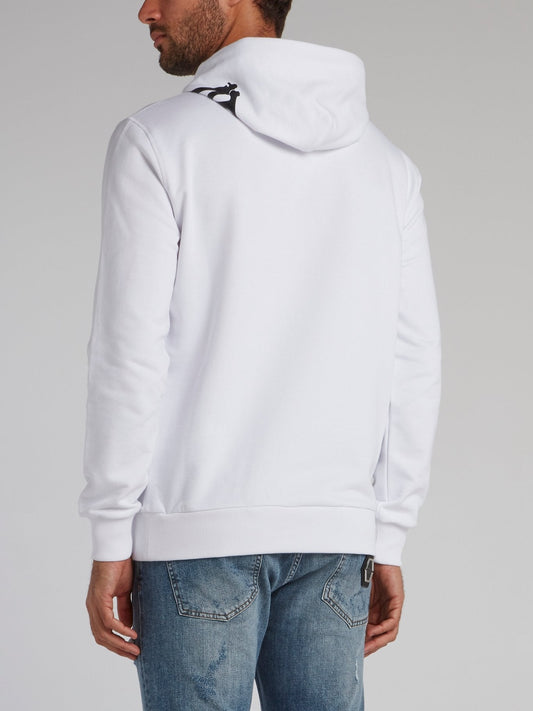 Scarface White Drawstring Hoodie