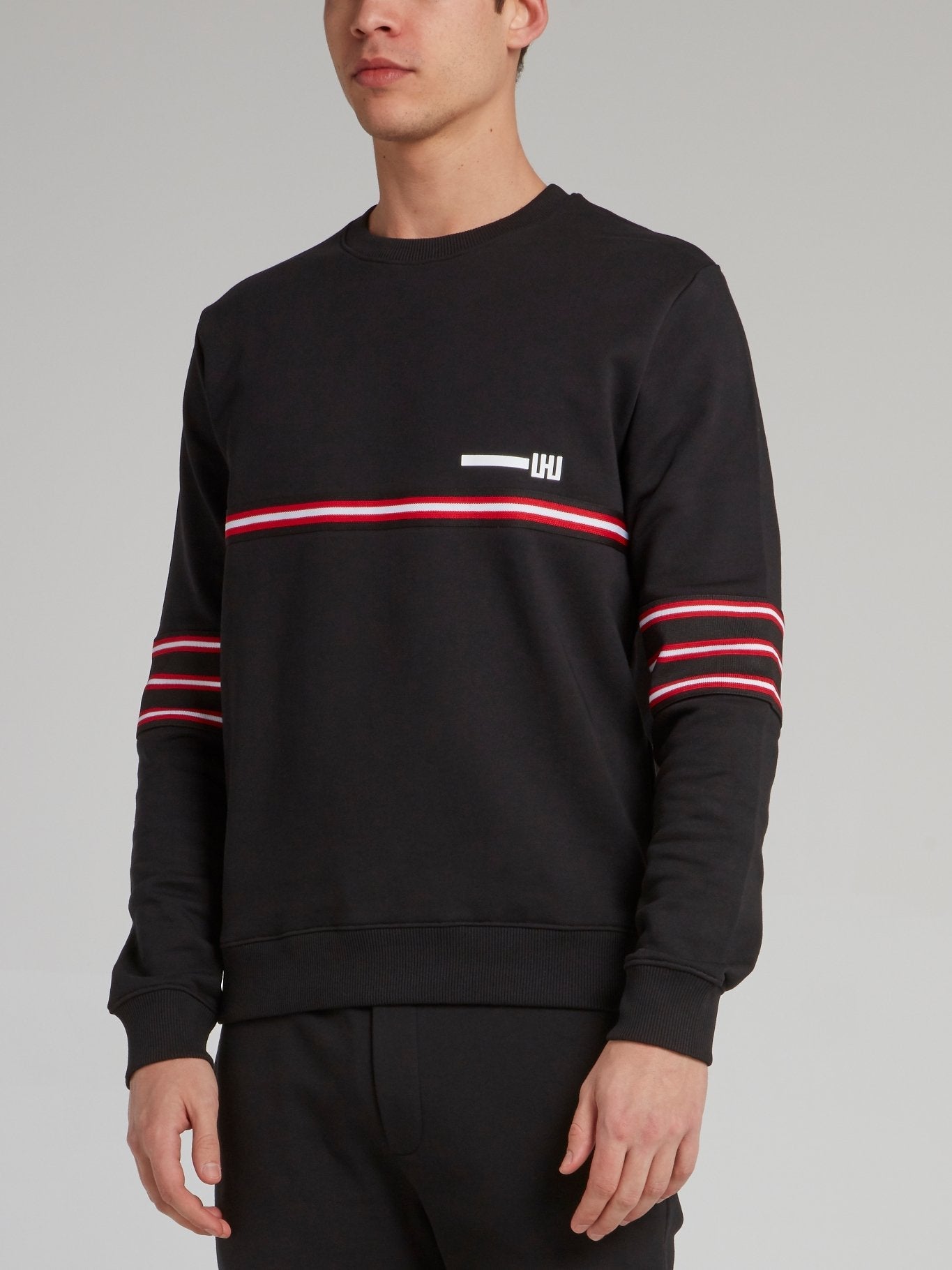 Black Tape Patch Sweatshirt