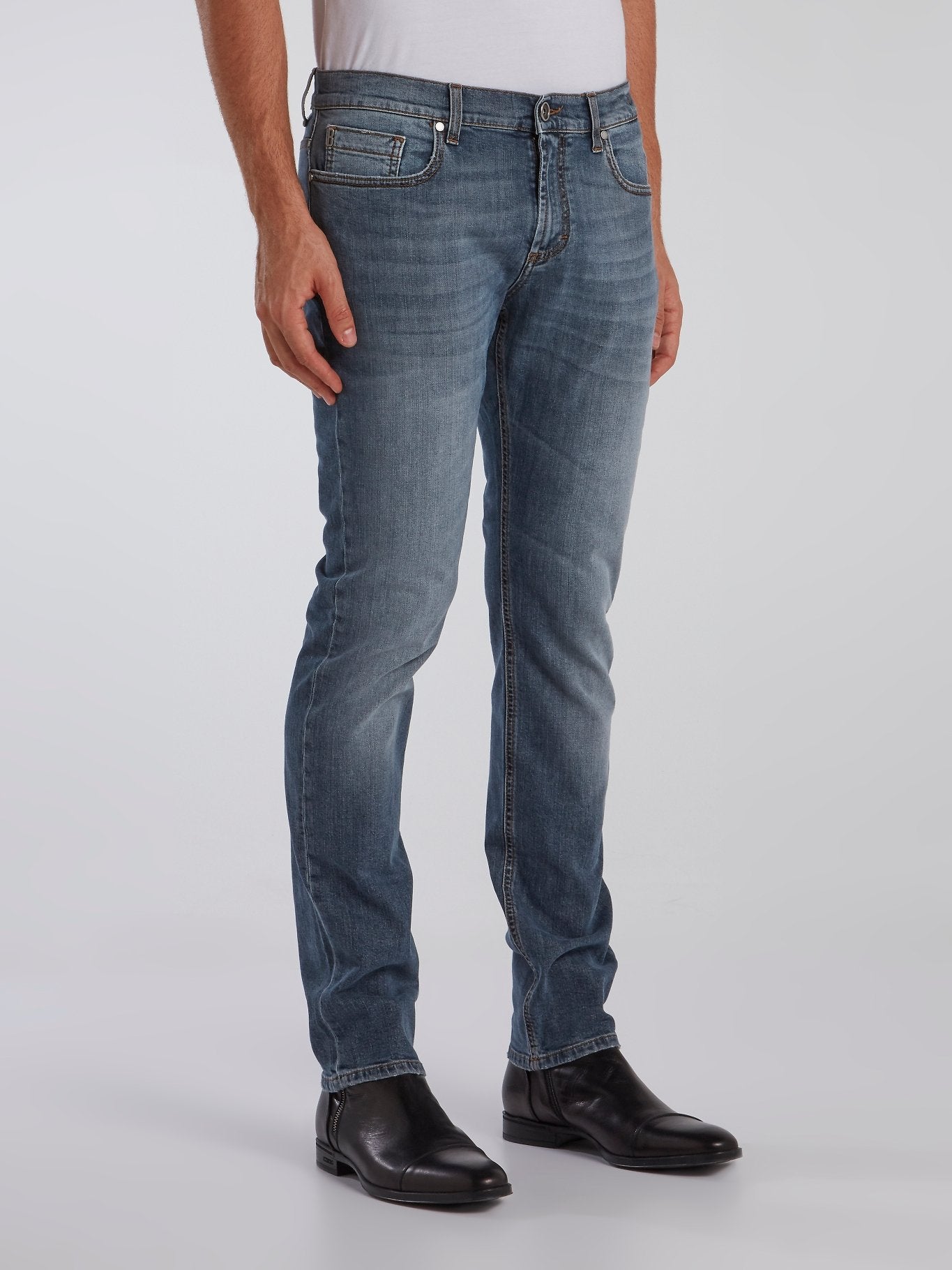 Blue Wash Slim Fit Jeans