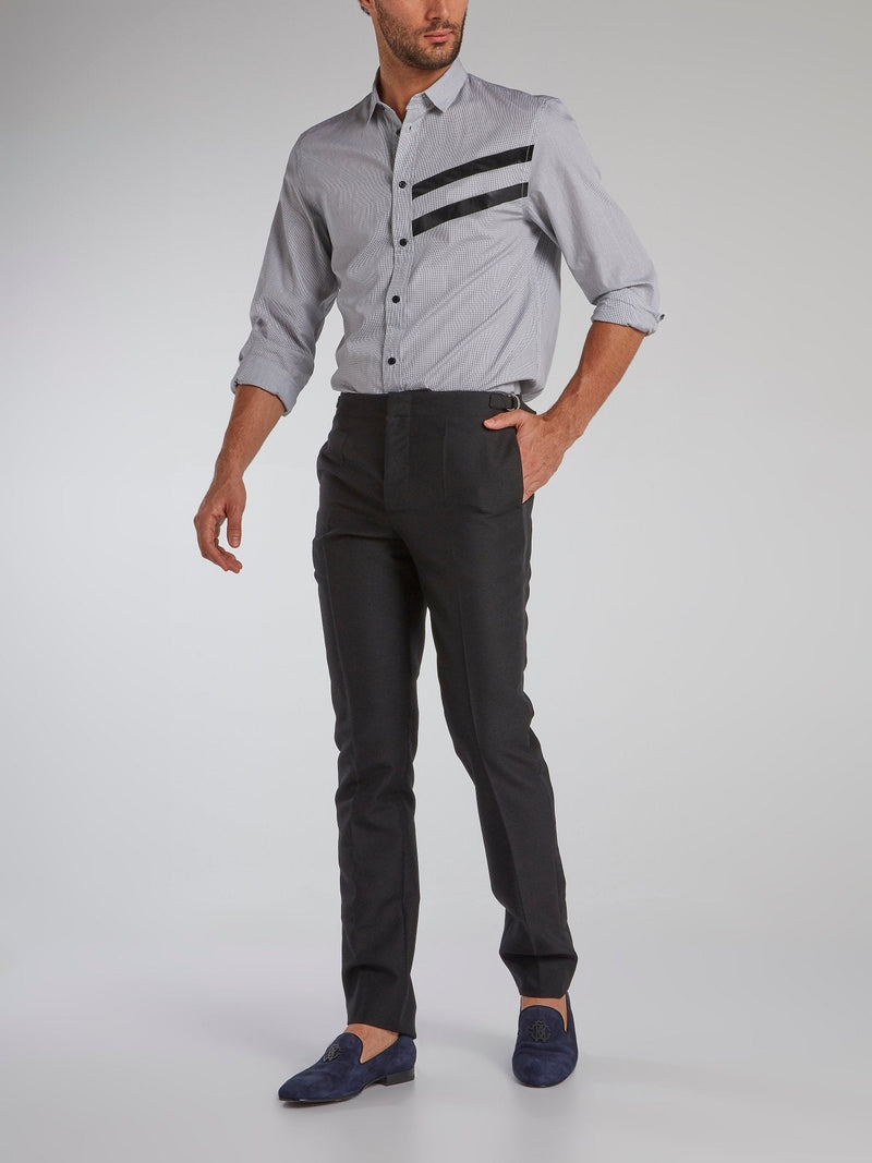 Charcoal Slim Fit Suit Pants