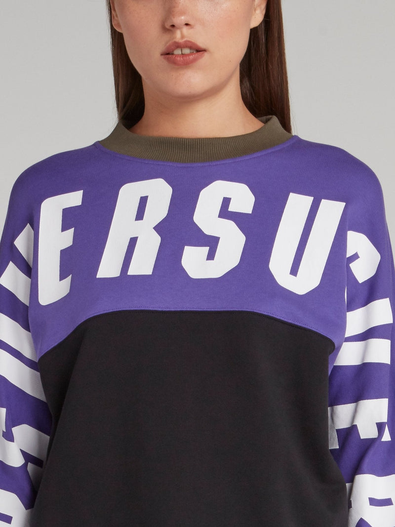 Colour Block Statement Sweatshirt