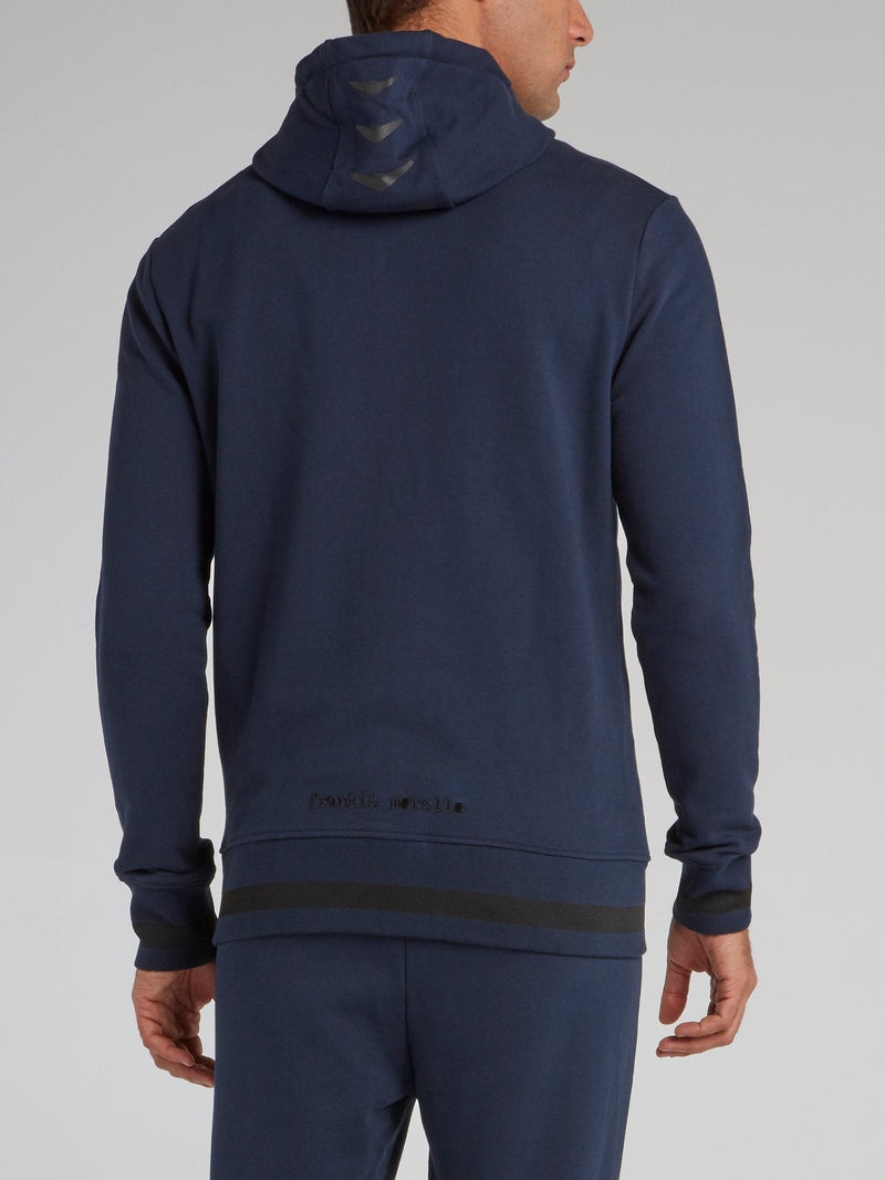 Dariel Navy Hooded Sweatshirt