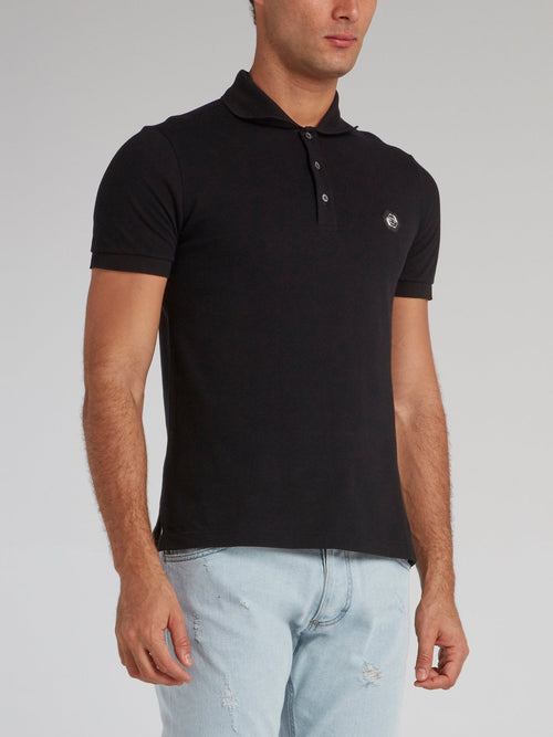 Black Dollar Skull Polo Shirt