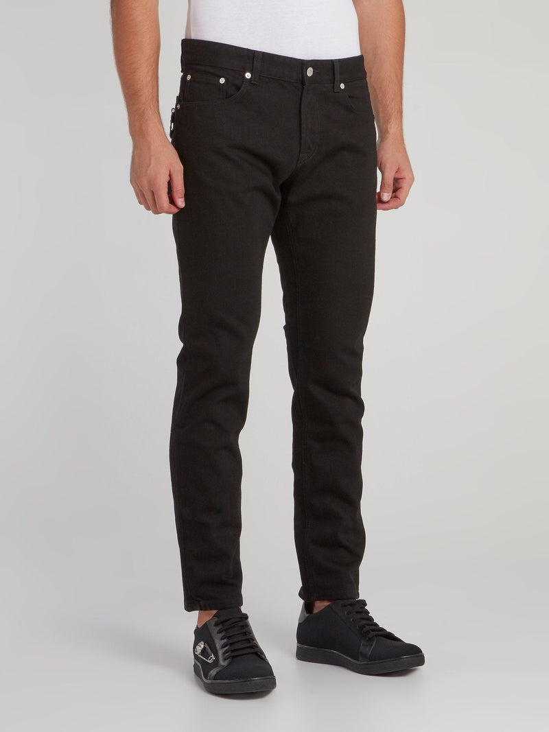 Black Straight Cut Jeans