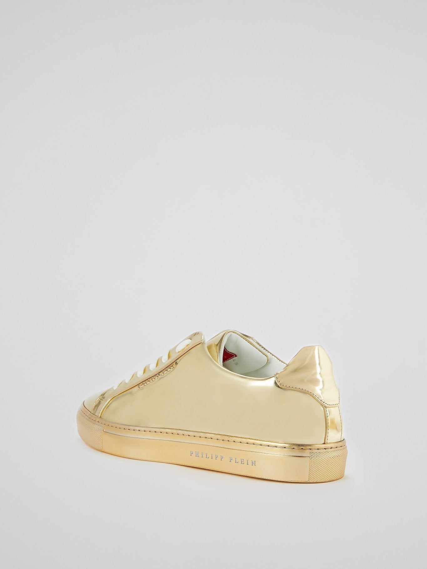 Gold Statement Low Top Sneakers