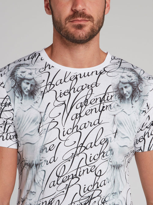 Antique White Printed T-Shirt