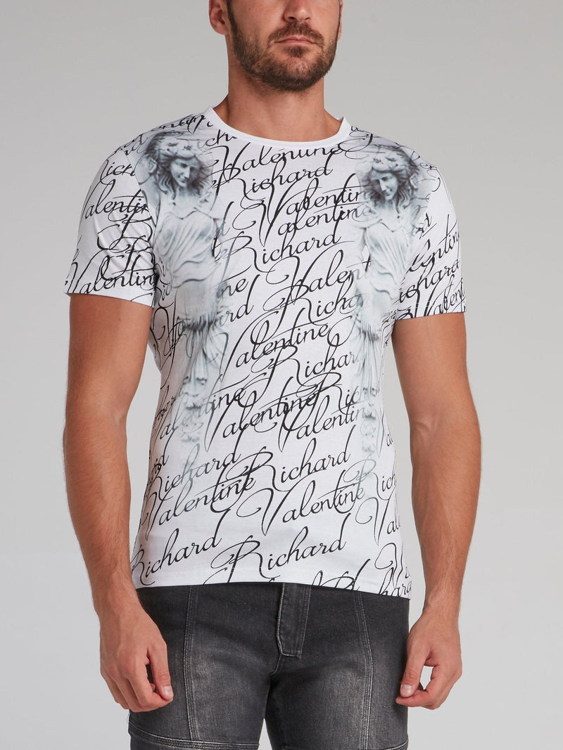 Antique White Printed T-Shirt