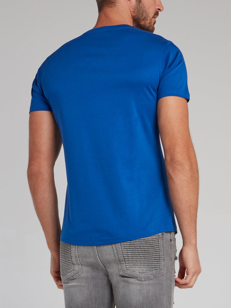 Axel Blue Signature Logo T-Shirt