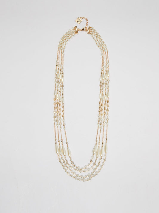 Multi-Strand Pearl Necklace