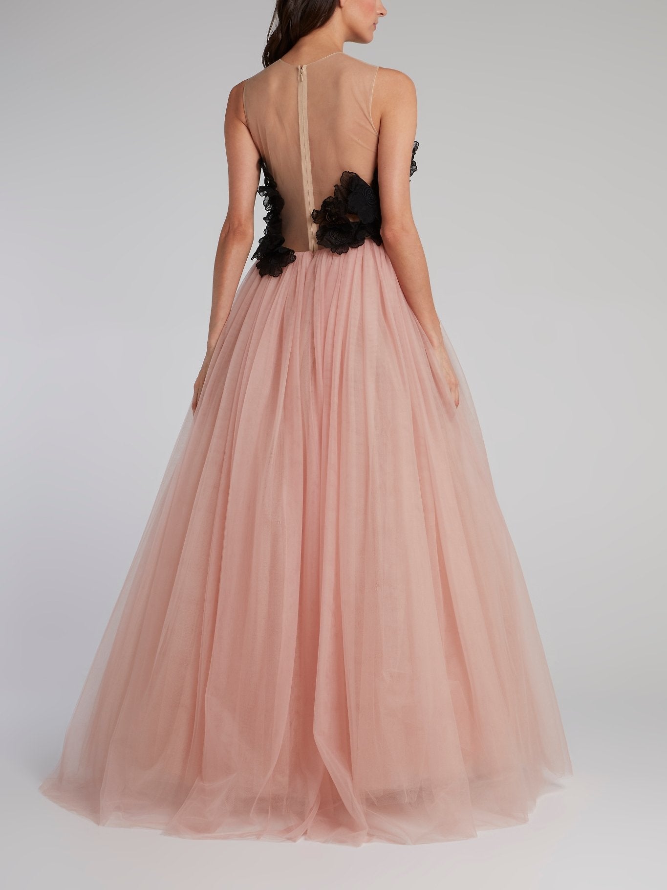 Pink Tulle Ball Gown