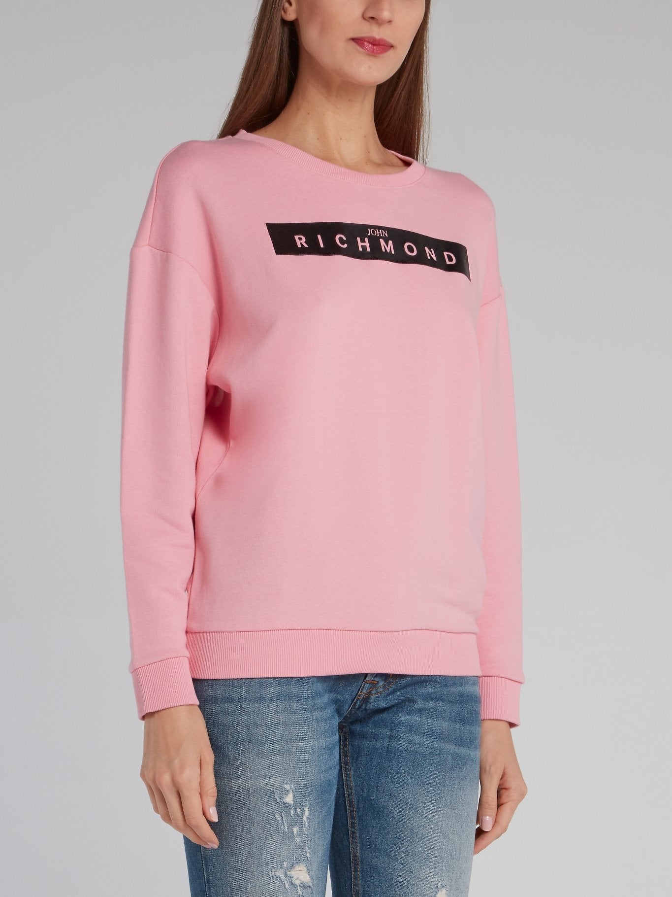 Gemuno Pink Logo Sweatshirt