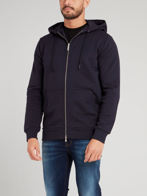 Navy Rear Logo Jacket