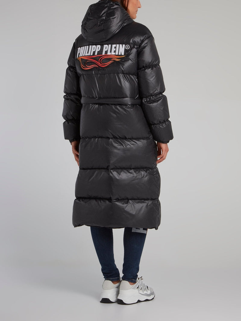 Black Logo Down Jacket