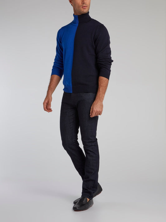 Navy Slim Fit Denim Jeans