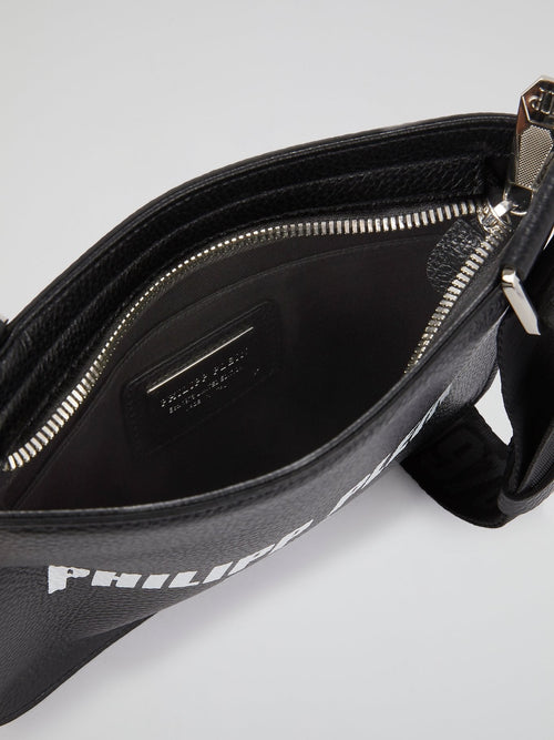 PP1978 Black Logo Crossbody Bag