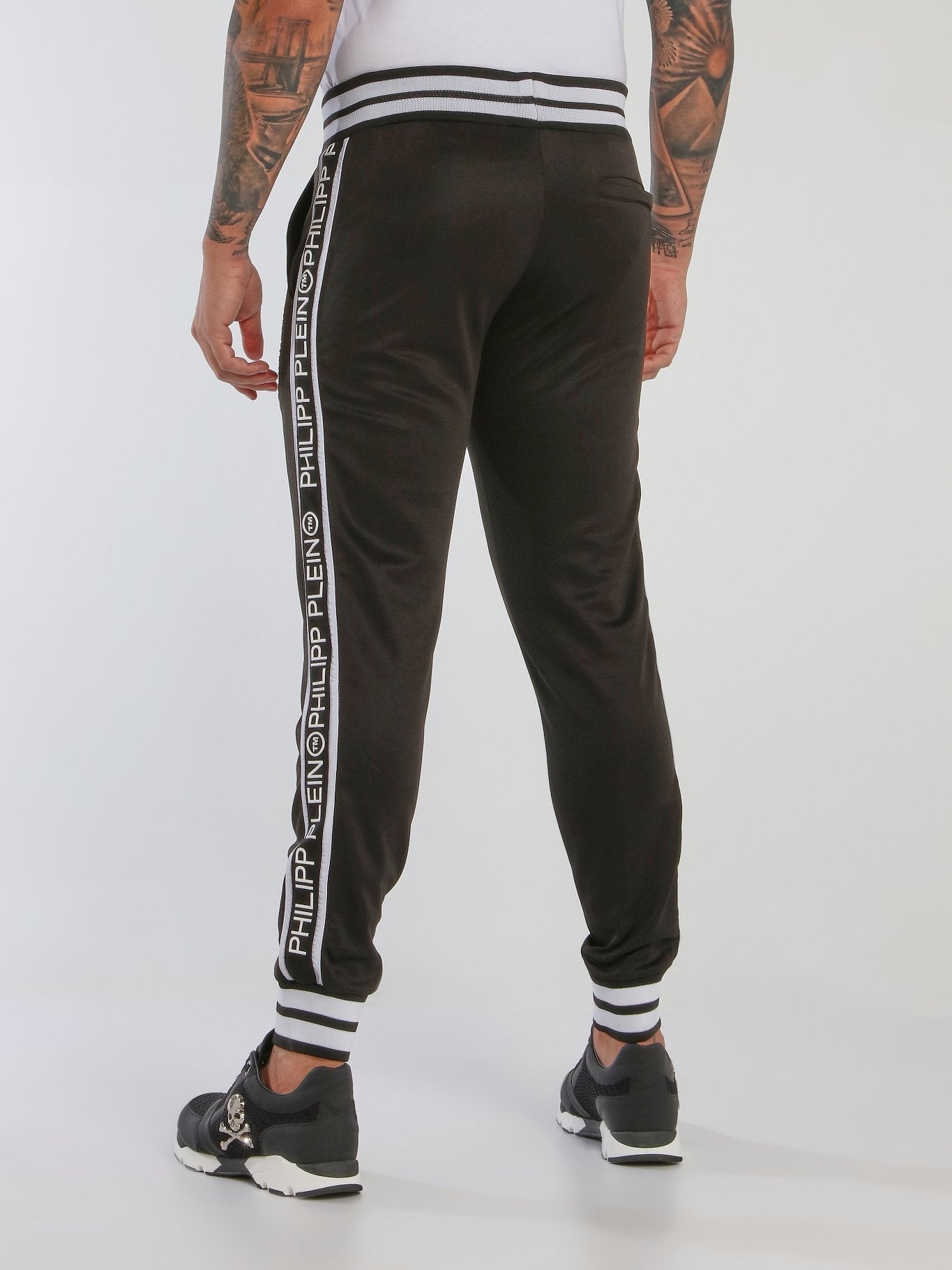 Black Stripe Trim Jogging Trousers