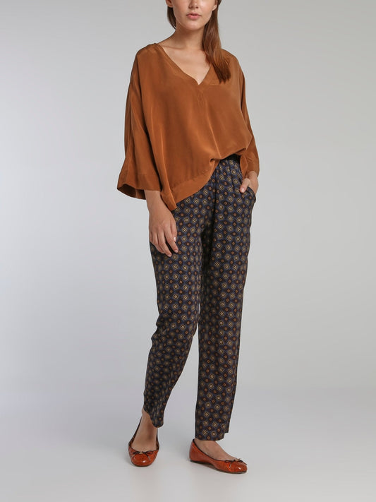 Aurore Printed Fluid Pants