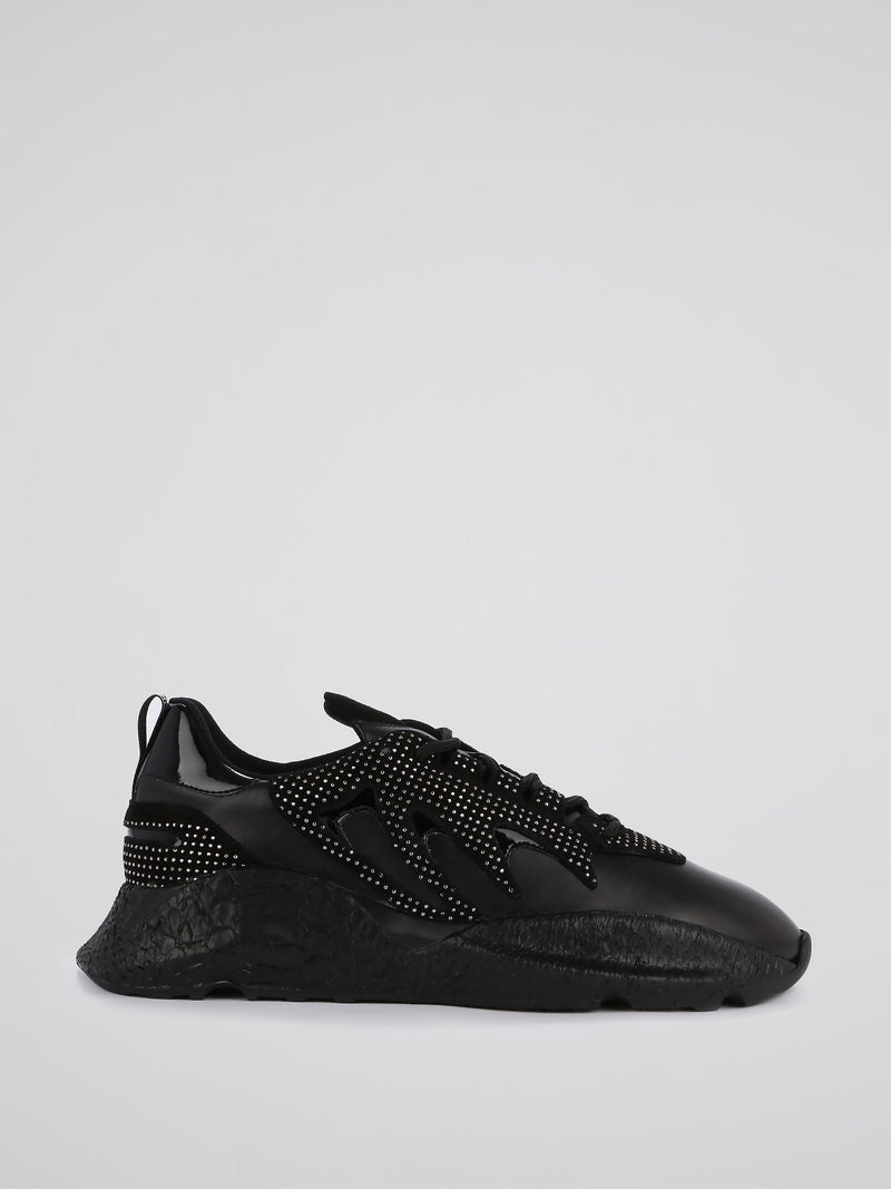 Black Studded V1PER Sneakers