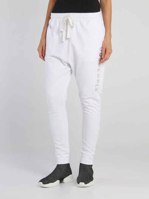 Jane White Harem Pants