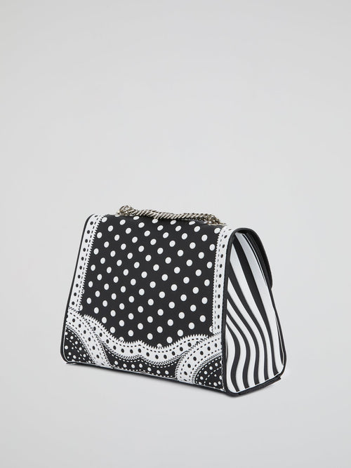 Black Mignon Polka Dot Pois Bag