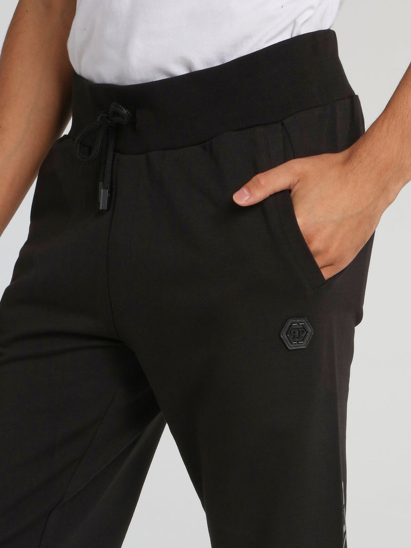 Black Drawstring Jogging Trousers