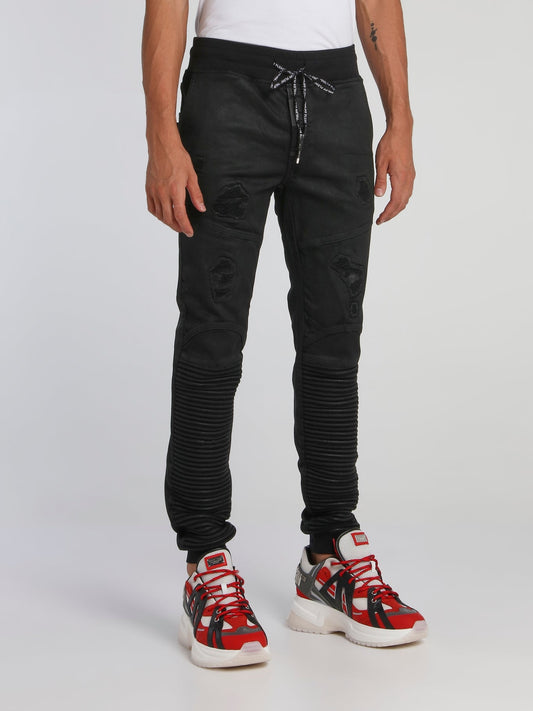 Black Slim Shady Chill Fit Trousers