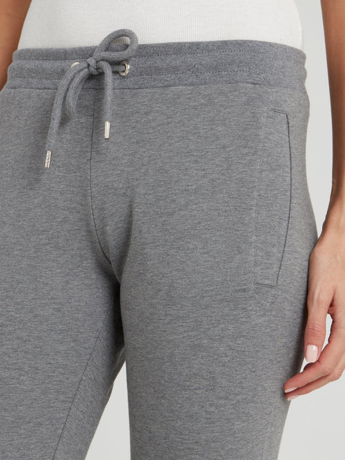 Grey Knitted Fleece Pants