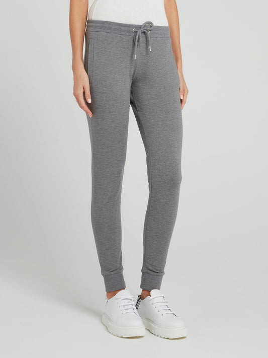 Grey Knitted Fleece Pants